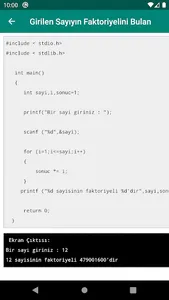 C Programlama screenshot 4