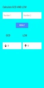 GCD LCM Calculater screenshot 0