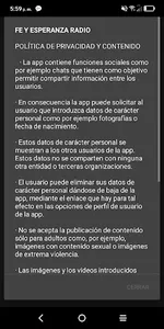 FE Y ESPERANZA RADIO screenshot 2