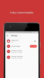 Just Lift customizable barbell screenshot 3