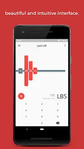 Just Lift customizable barbell screenshot 7