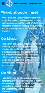 Help Saftey & Care Foundation screenshot 1