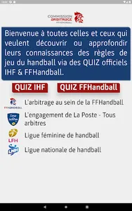 FFHandball QUIZ règles du jeu screenshot 12