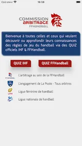 FFHandball QUIZ règles du jeu screenshot 2