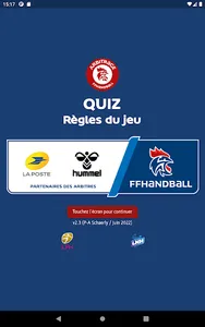 FFHandball QUIZ règles du jeu screenshot 8