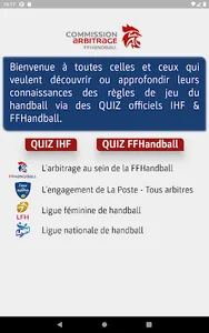 FFHandball QUIZ règles du jeu screenshot 9