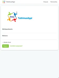 KiVa tutkimusappi screenshot 2