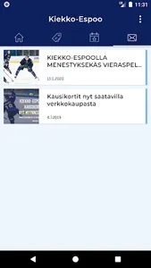 Kiekko-Espoo screenshot 2