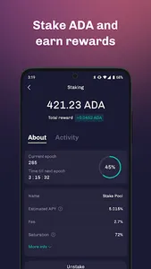 CWallet - ADA Crypto Wallet screenshot 2