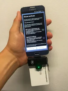 SCS signer application screenshot 2