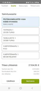 Hankkija mobiilisovellus screenshot 5