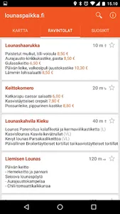 lounaspaikka.fi screenshot 1