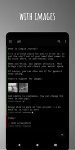 Simple Journal screenshot 2