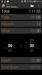 Impetus Interval Timer screenshot 2