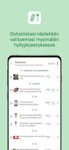 S-ostoslista screenshot 2