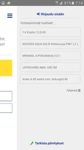 RT tuotetieto screenshot 1