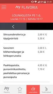 MyFlavoria screenshot 2