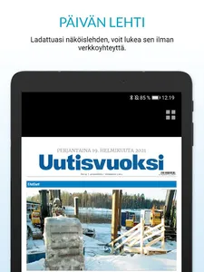 Uutisvuoksi, päivän lehti screenshot 10