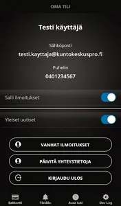 Kuntokeskus Pro screenshot 2