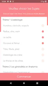 Medcine Qcm screenshot 2