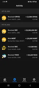 YoWallet - DeFi Crypto Wallet screenshot 1