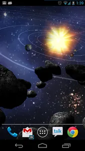 Asteroid Belt Live Wallpaper screenshot 6