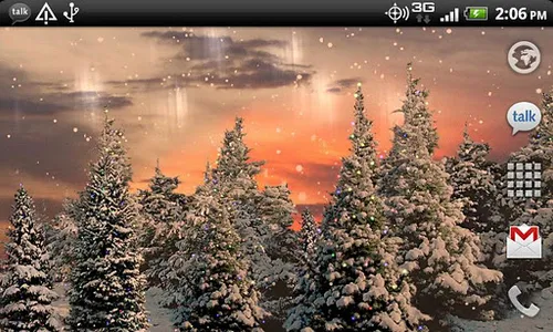 Snowfall Free Live Wallpaper screenshot 3