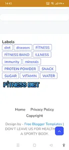 FITNESS DIET screenshot 1