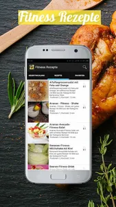 Fitness Rezepte app Deutsch ko screenshot 0