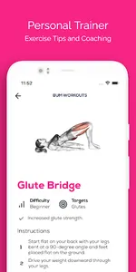 Bum Workout - Glutes Workouts screenshot 4