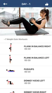 Weight Gain Workouts Food Diet screenshot 9