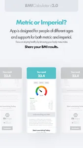 FitShape BMI Calculator screenshot 2