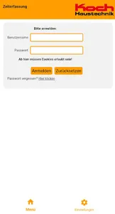 Koch Zeiterfassung screenshot 0
