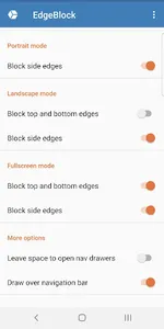 EdgeBlock: Block screen edges screenshot 2