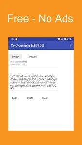 Cryptography Tool [AES256/CBC/ screenshot 2