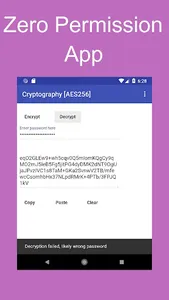 Cryptography Tool [AES256/CBC/ screenshot 3