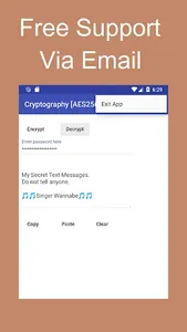 Cryptography Tool [AES256/CBC/ screenshot 5