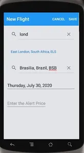 Flights Price Alert screenshot 1