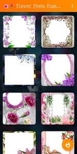 Lovely Flower Photo Frame screenshot 2