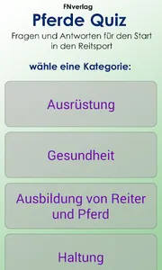 Pferde Quiz screenshot 1
