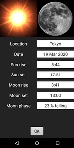 Ephemerides screenshot 0