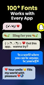 Fonts Keyboard & Emoji Theme screenshot 1