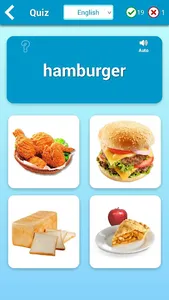 Foods Cards : Learn English screenshot 1