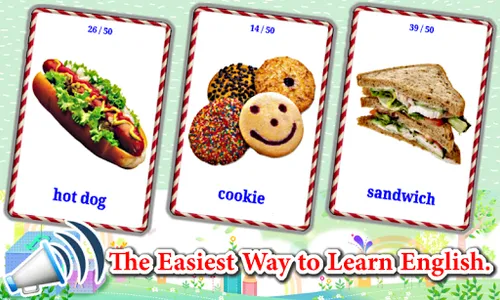 Foods Cards : Learn English screenshot 4