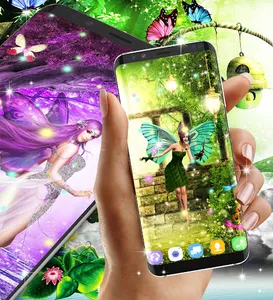 Forest fairy magical wallpaper screenshot 10