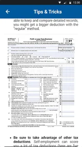 Form 1040 Schedule C screenshot 2