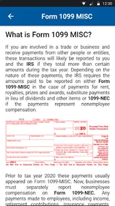 1099 Form MISC screenshot 1