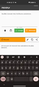 Proofix - Correcteur de textes screenshot 3
