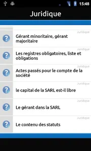 FAQ SARL screenshot 2