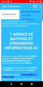 Infos Entreprises Ami-IA screenshot 4